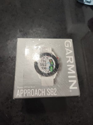 Garmin Approach S62 GPS Golf Watch W/charging Cord– Lightly Used
