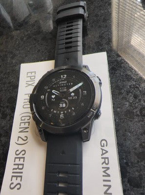 Garmin epix Pro (Gen 2) Sapphire Edition GPS Watch - Carbon Gray/Black, 47mm