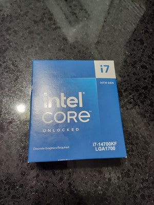 Intel Core i7-14700KF - 14th Gen 20-Core (8P+12E) LGA 1700 125W CPU Processor