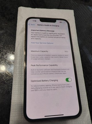 Apple iPhone 13 Pro - 128 GB - Gold (Unlocked)
